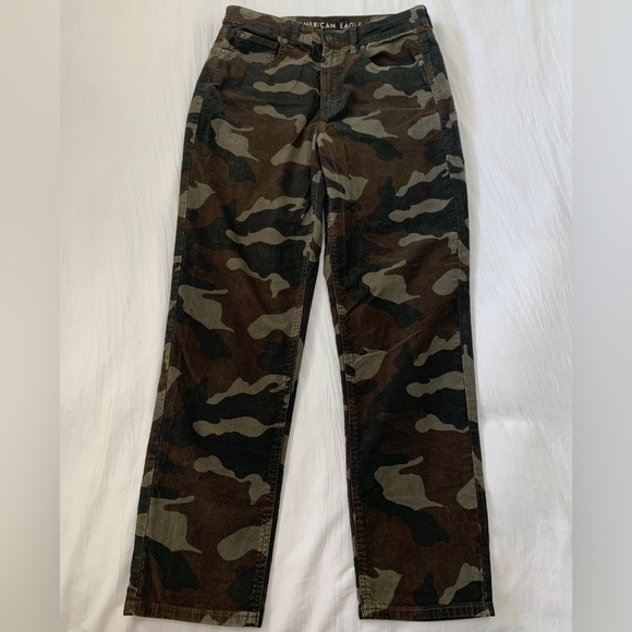 AE High-Waisted Cordoroy Mom Jeans - Picture 2 of 6